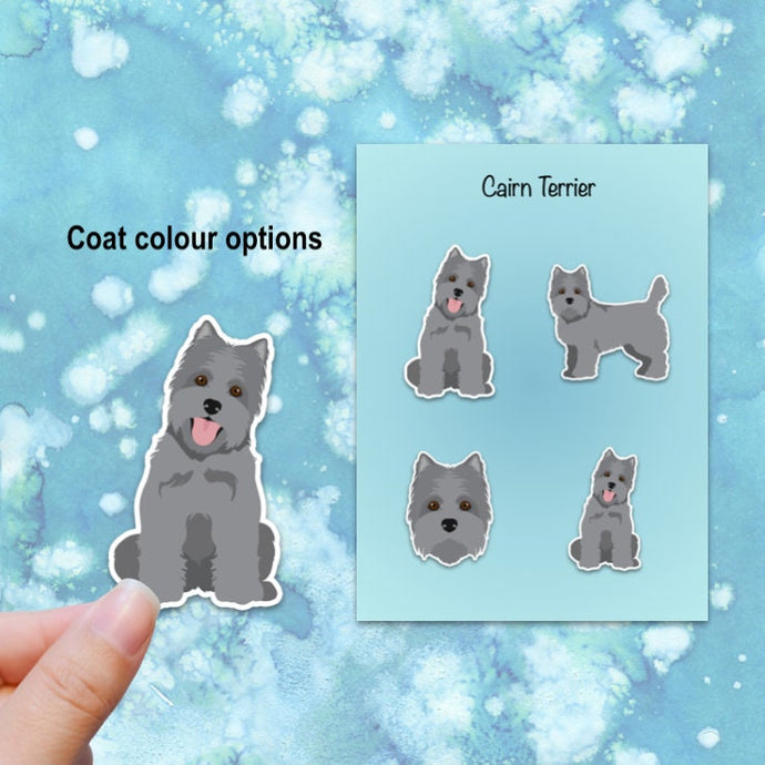 Cairn Terrier Vinyl Stickers Set