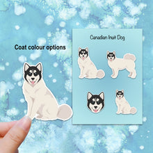 Load image into Gallery viewer, Canadian Inuit Dog Vinyl Sticker Set
