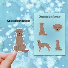 Load image into Gallery viewer, Chesapeake Bay Retriever Vinyl Stickers Set
