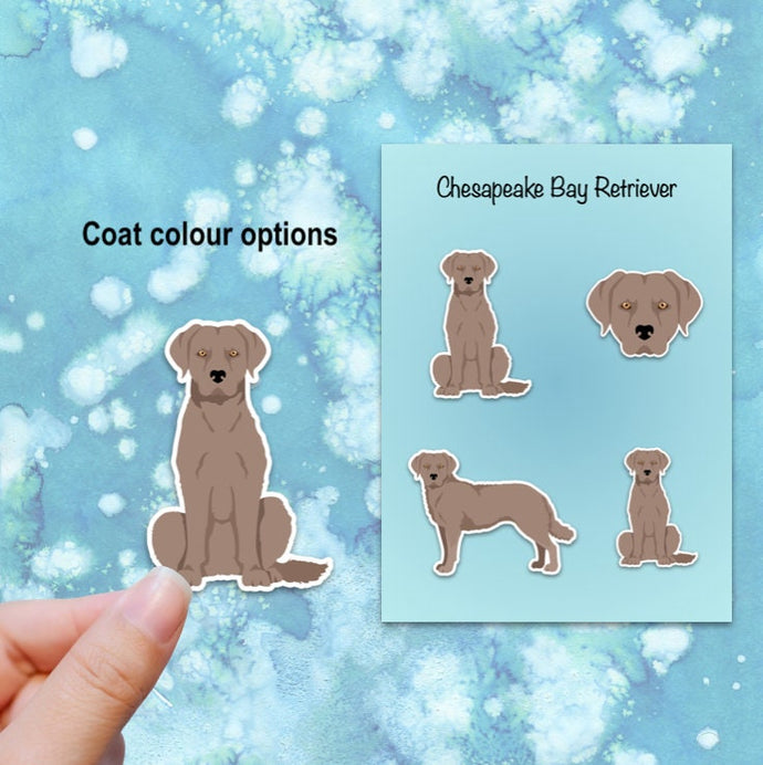 Chesapeake Bay Retriever Vinyl Stickers Set