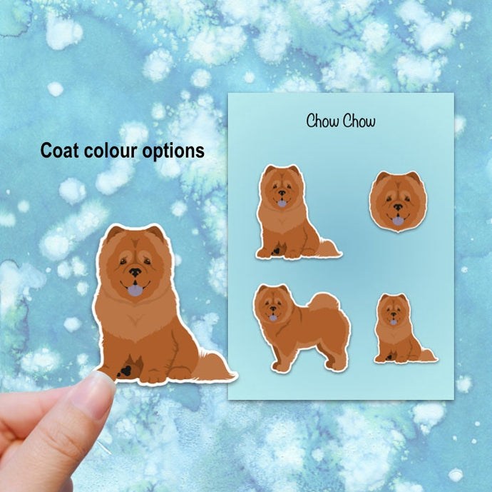 Chow Chow Vinyl Sticker Set