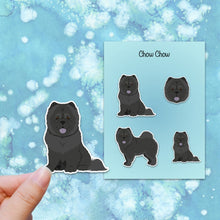 Load image into Gallery viewer, Chow Chow Vinyl Sticker Set
