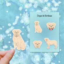 Load image into Gallery viewer, Dogue de Bordeaux Vinyl Sticker Set
