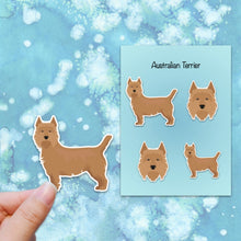 Load image into Gallery viewer, Australian Terrier Vinyl Sticker Set
