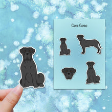 Load image into Gallery viewer, Cane Corso (natural) Vinyl Sticker Set
