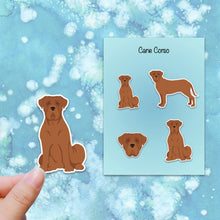 Load image into Gallery viewer, Cane Corso (natural) Vinyl Sticker Set
