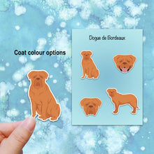 Load image into Gallery viewer, Dogue de Bordeaux Vinyl Sticker Set
