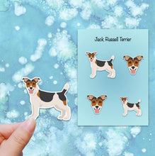 Load image into Gallery viewer, Jack Russell Terrier (smoothcoat) Vinyl Sticker Set
