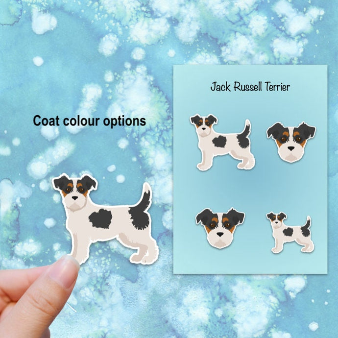 Jack Russell Terrier (wirecoat) Vinyl Sticker Set