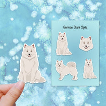 Load image into Gallery viewer, German Giant Spitz Vinyl Sticker Set
