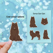 Load image into Gallery viewer, German Giant Spitz Vinyl Sticker Set
