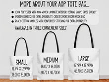 Load image into Gallery viewer, Akita pattern tote bag
