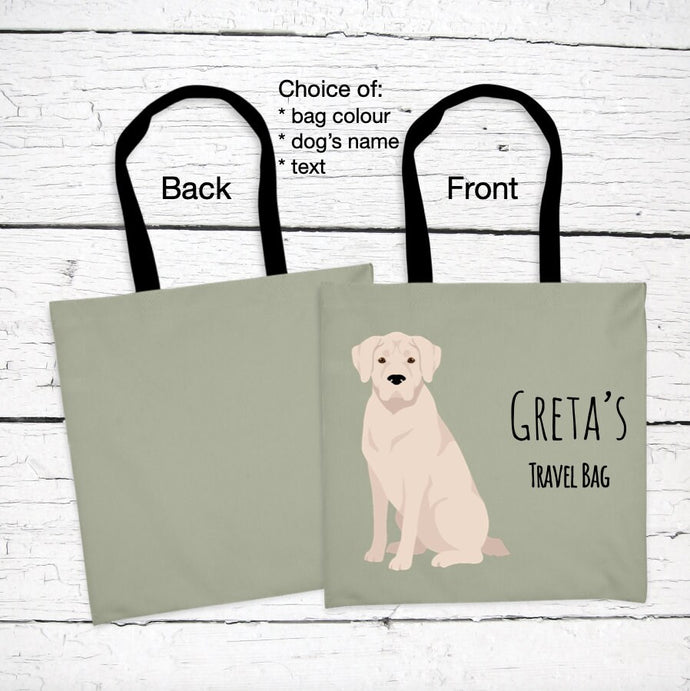 Akbash tote bag personalized