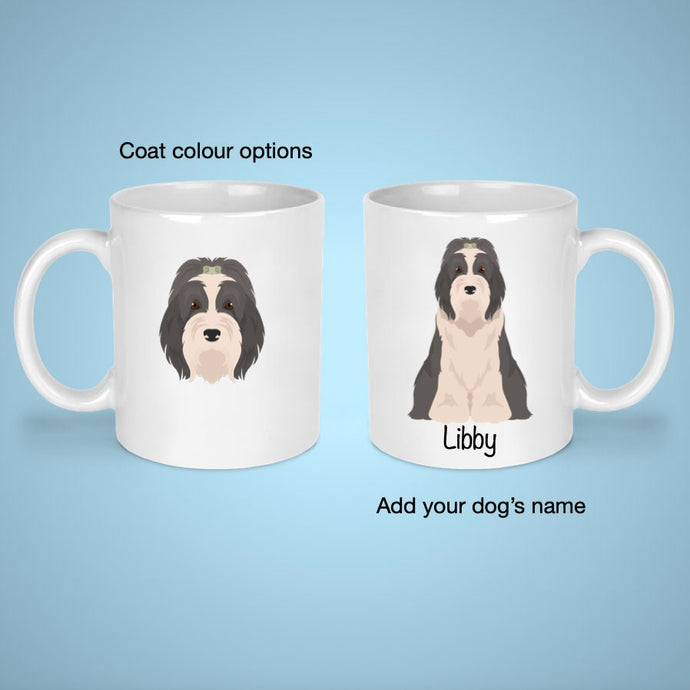 Bearded Collie 11 oz mug personalized