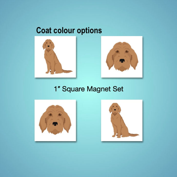 Goldendoodle 1 inch magnet set