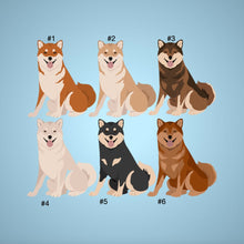 Load image into Gallery viewer, Shiba Inu ornament personalized
