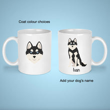 Load image into Gallery viewer, Alaskan Klee Kai 11 oz mug personalized
