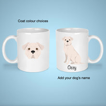 Load image into Gallery viewer, American Bulldog 11 oz mug personalized
