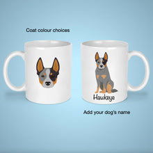 Load image into Gallery viewer, Australian Cattle Dog 11 oz mug personalized
