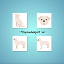 Load image into Gallery viewer, American Bulldog 1 inch magnet set
