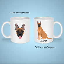 Load image into Gallery viewer, Belgian Malinois 11 oz mug personalized
