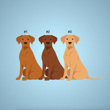 Load image into Gallery viewer, Rhodesian Ridgeback 1 inch magnet set
