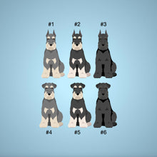 Load image into Gallery viewer, Standard Schnauzer 1 inch magnet set
