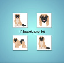 Load image into Gallery viewer, Tibetan Terrier 1 inch magnet set
