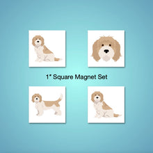 Load image into Gallery viewer, Grand Basset Griffon Vendeen 1 inch magnet set
