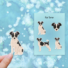 Load image into Gallery viewer, Rat Terrier (tipped ears) Vinyl Sticker Set
