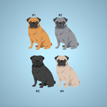 Load image into Gallery viewer, Pug 1 inch magnet set
