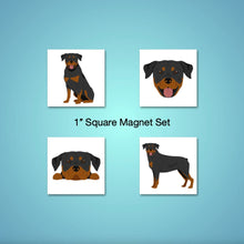 Load image into Gallery viewer, Rottweiler 1 inch magnet set
