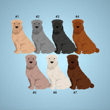 Load image into Gallery viewer, Shar Pei 1 inch magnet set
