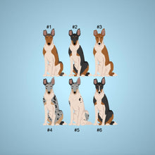 Load image into Gallery viewer, Smooth Collie 1 inch magnet set
