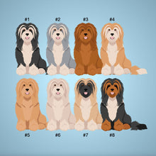 Load image into Gallery viewer, Tibetan Terrier 1 inch magnet set
