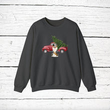 Load image into Gallery viewer, Australian Shepherd Red Truck Sweatshirt
