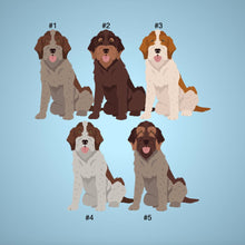 Load image into Gallery viewer, Wirehaired Pointing Griffon 1 inch magnet set
