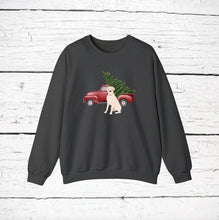 Load image into Gallery viewer, Boxer (natural ears) Red Truck Sweatshirt
