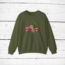 Load image into Gallery viewer, Australian Stumpy Tail Cattle Dog Red Truck Sweatshirt
