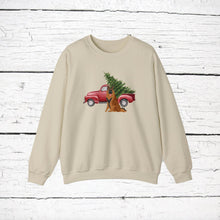 Load image into Gallery viewer, Belgian Tervuren Red Truck Sweatshirt
