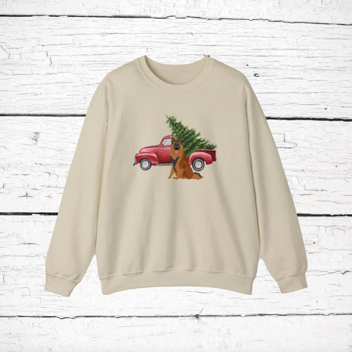 Belgian Tervuren Red Truck Sweatshirt