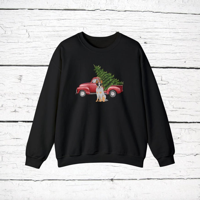 Australian Cattle Dog Red Truck Sweatshirt