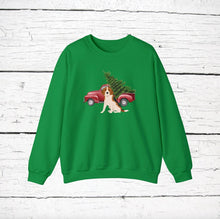 Load image into Gallery viewer, Beagle Red Truck Sweatshirt
