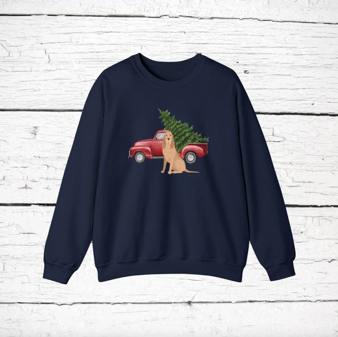 Bloodhound Red Truck Sweatshirt