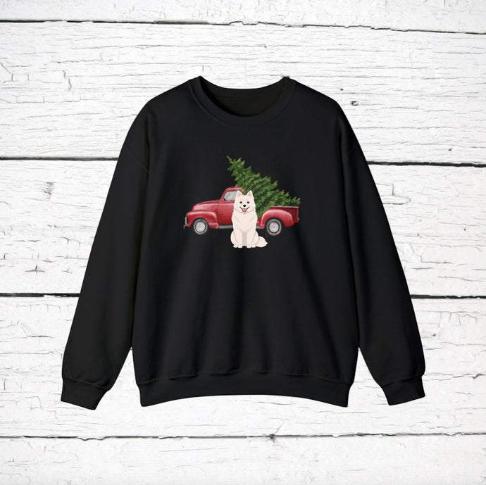 American Eskimo Red Truck Sweatshirt