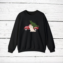 Load image into Gallery viewer, Bichpoo (Bichon Frise/Poodle mix) Red Truck Sweatshirt
