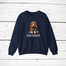 Load image into Gallery viewer, Basset Hound &#39;READY FOR WINTER&#39; Sweatshirt
