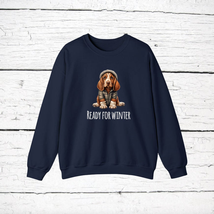 Basset Hound 'READY FOR WINTER' Sweatshirt