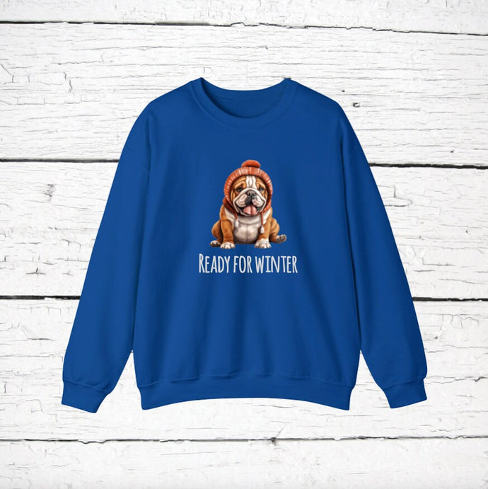 English Bulldog 'READY FOR WINTER' Sweatshirt