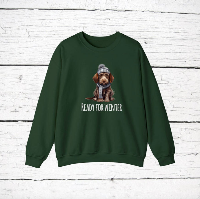 German Wirehaired Pointer 'READY FOR WINTER' Sweatshirt